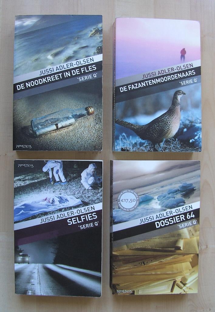 4 x Jussi Adler-Olsen -  Selfies / Dossier 64 / De Noodkreet, Ophalen of Verzenden, Zo goed als nieuw, Jussi Adler-Olsen, Scandinavië
