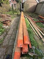 Te koop gordingen, Doe-het-zelf en Verbouw, Hout en Planken, Ophalen, Gebruikt, Balk, Overige houtsoorten