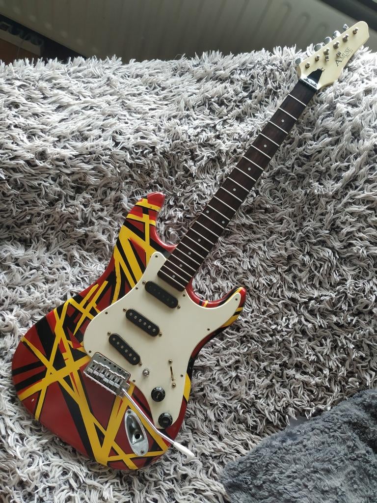 A Muse ST-33 elektrische gitaar, Ophalen, Gebruikt, Solid body, Overige merken