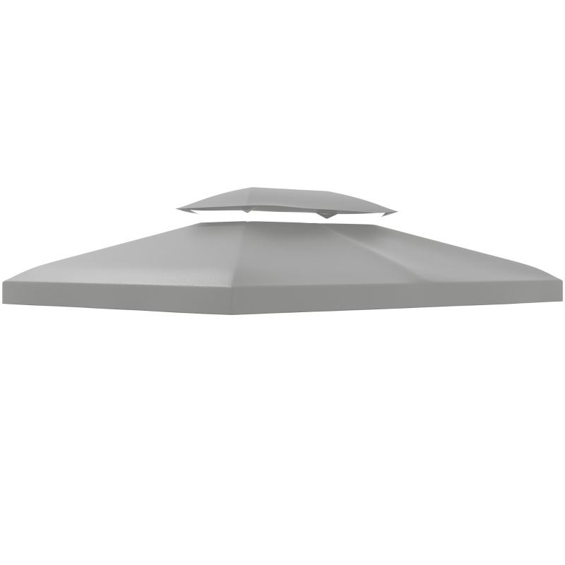 Outsunny Paviljoendak 3x4m grijs, Ophalen, Nieuw, Minder dan 5 meter, 4 tot 6 meter