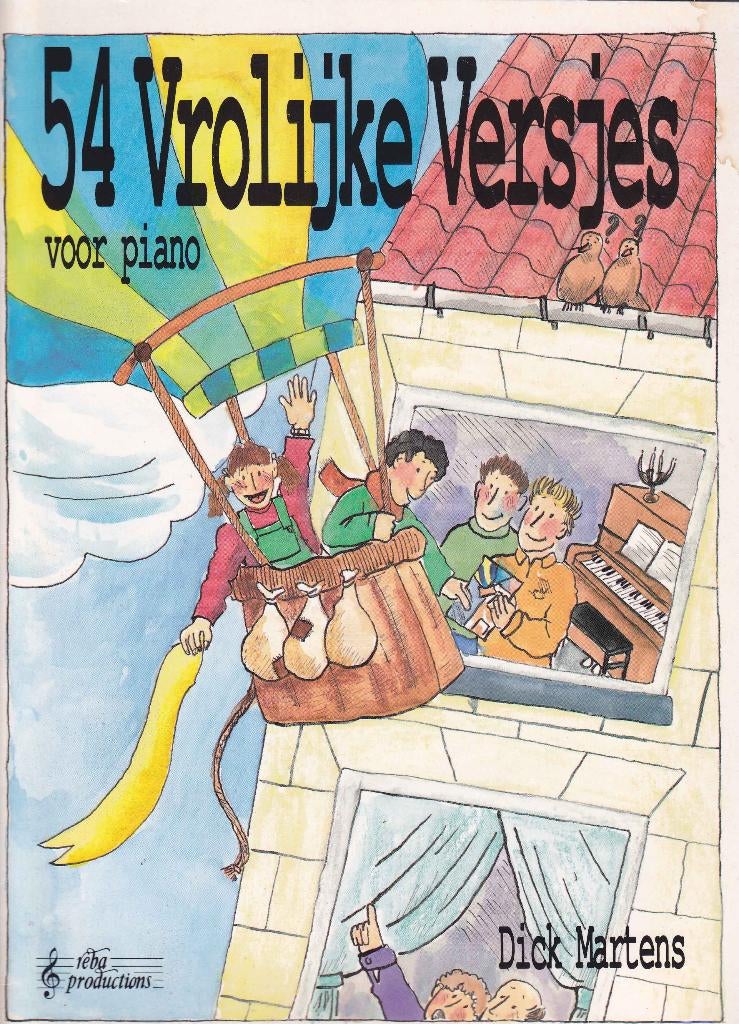54 vrolijke liedjes voor piano, Gebruikt, Verzenden, Artiest of Componist, Piano