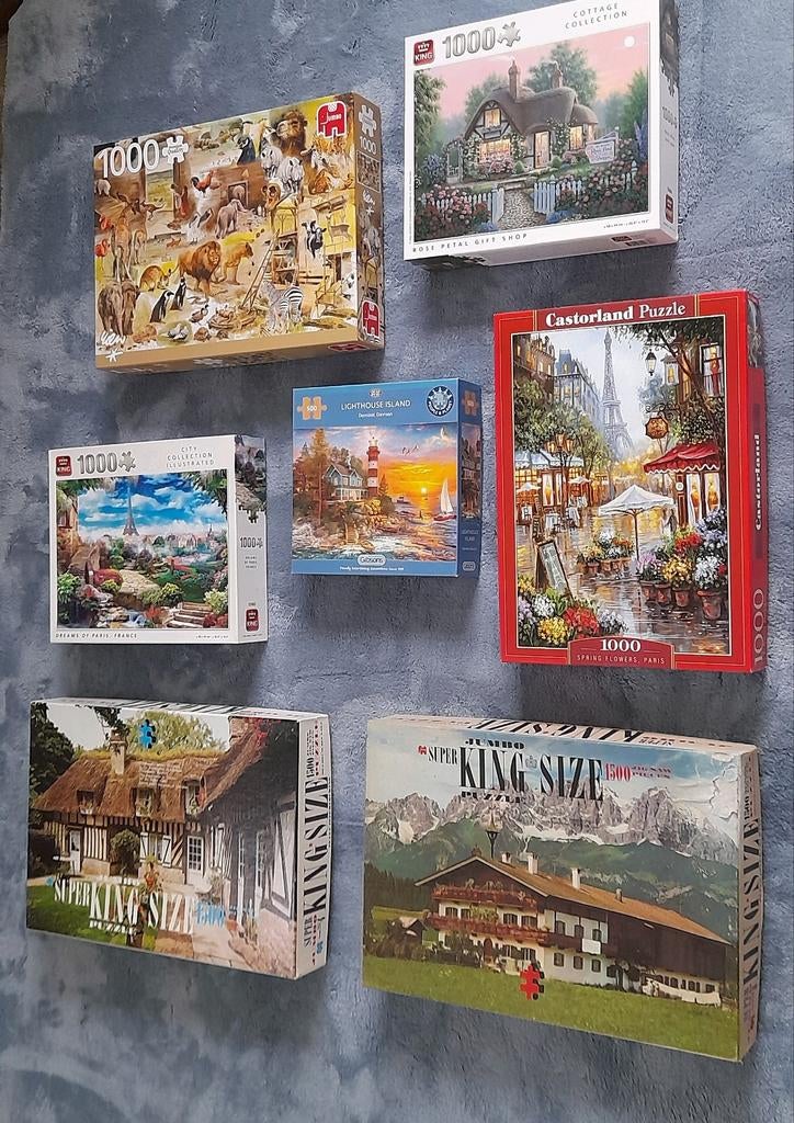 Leuke vrolijke legpuzzels Castorland/Rien Poortvliet etc., Ophalen of Verzenden