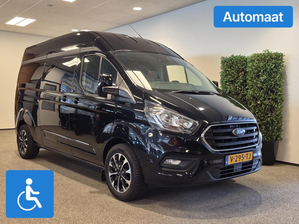 Ford Transit Custom L2H2 Rolstoelbus Automaat (airco), Auto's, Automaat, 12 maanden, Stof, 4 cilinders