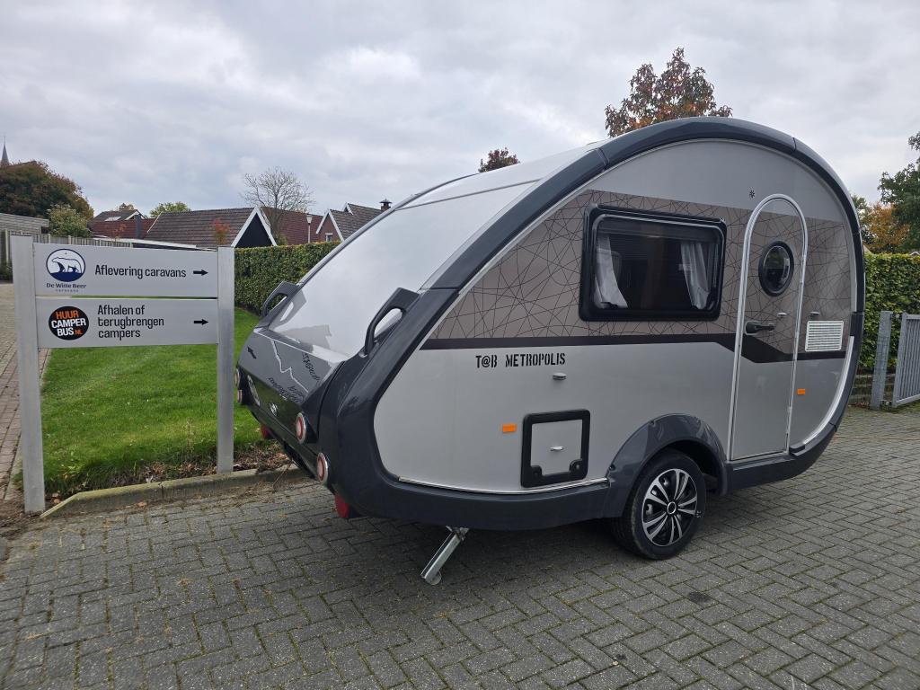 T@B Metropolis 320 met luifel en kachel, Overige typen, Rondzit, Tot en met 2, Bedrijf