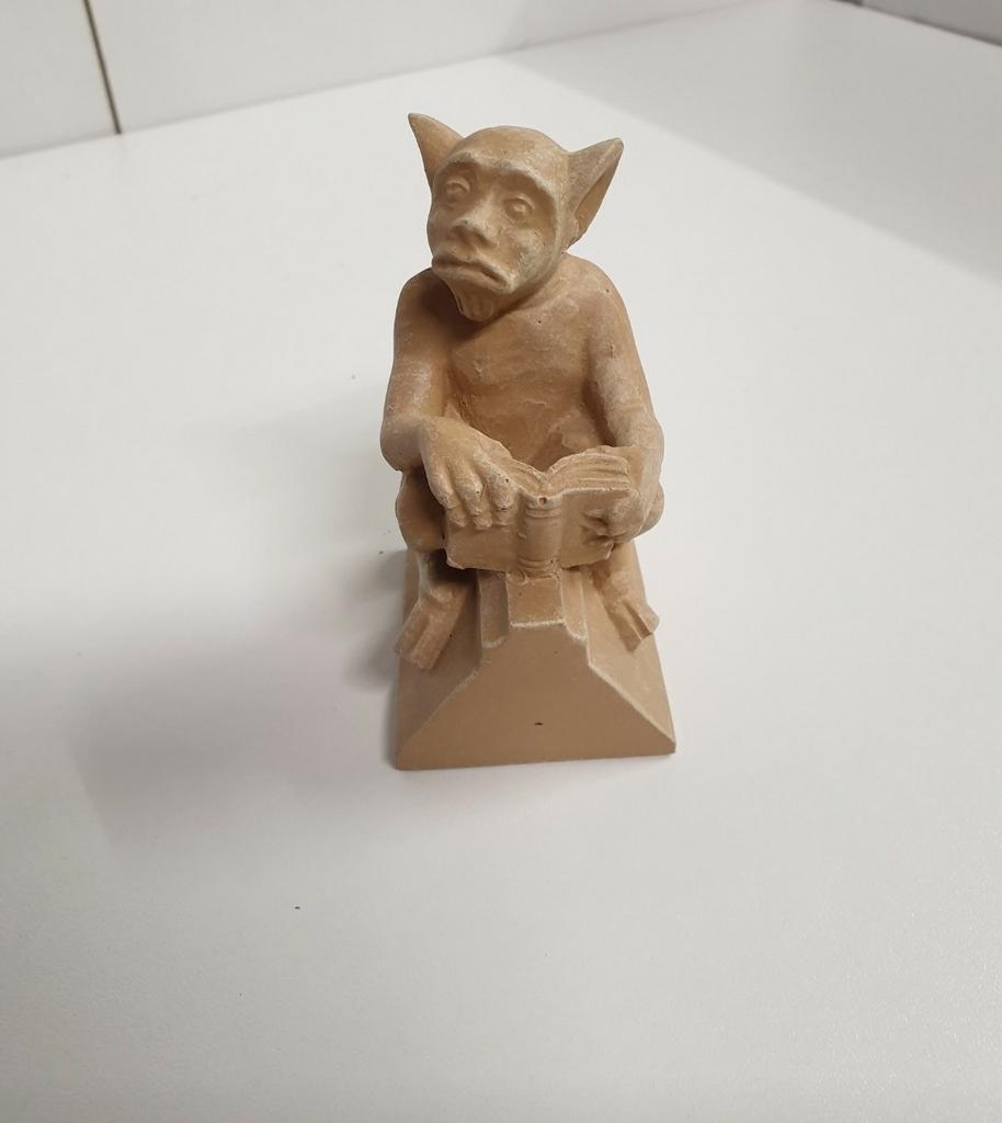 1430) Mooie steen beeld duivel, Ophalen of Verzenden, Zo goed als nieuw, Dier