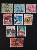Zwitserland allerlei 1971-73 gestempeld, Ophalen of Verzenden, Gestempeld