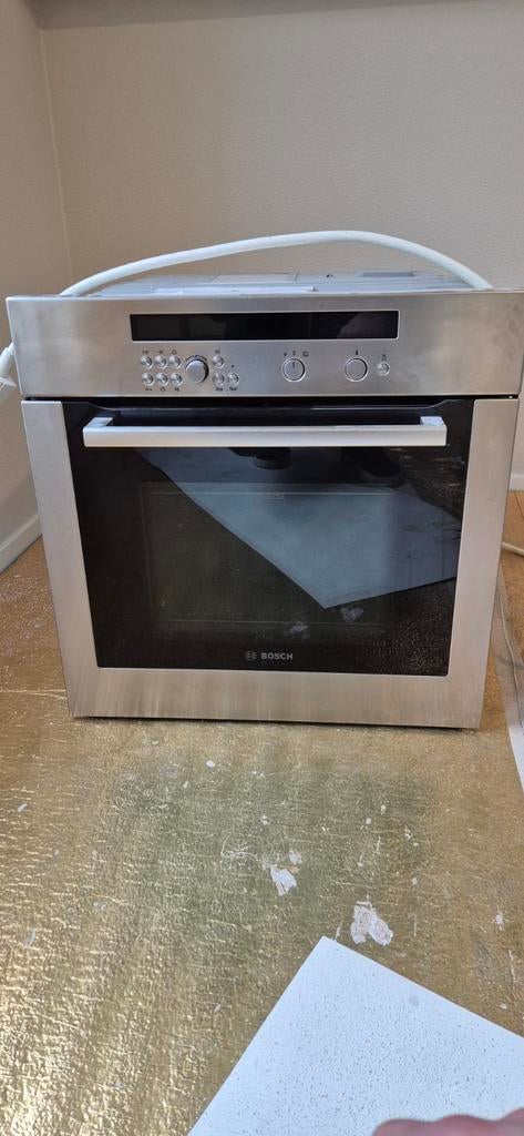 Bosch Inbouw Oven - RVS, Witgoed en Apparatuur, Ovens, Gebruikt, Oven, Hete lucht, Inbouw