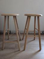 Houten krukjes, 2 stuks. Eibergen!, Ophalen, Hout