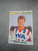 Panini sticker Voetbal 92.Speler Meindert Dijkstra Willem II, Verzenden, Zo goed als nieuw, Sticker