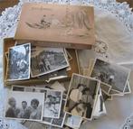 Antieke doos met ongeveer 60 foto's, Ophalen of Verzenden