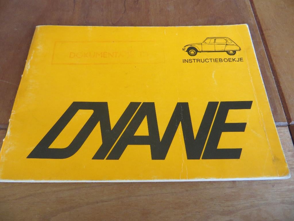 Instructieboek Citroen Dyane 4, Dyane 6 1973, zeer mooi, Ophalen of Verzenden