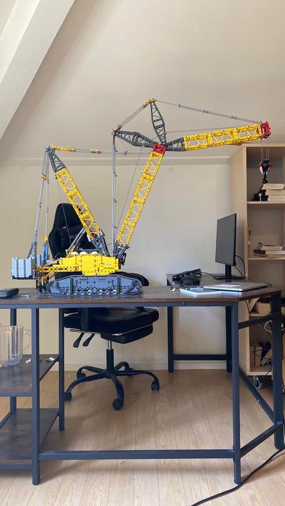 Lego technic liebherr LR 13000 42146 geweldige staat, Ophalen, Compleet, Lego, Zo goed als nieuw