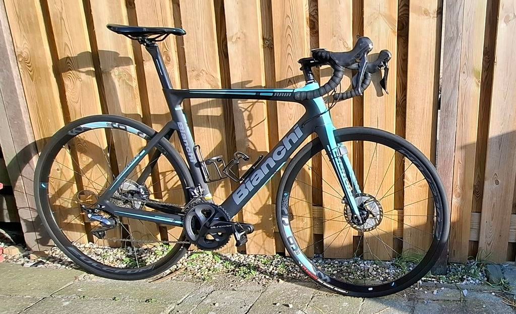 Bianchi Aria Disc maat 57 Ultegra 11sp carbon racefiets, Fietsen en Brommers, Overige merken, 28 inch, Carbon, Heren