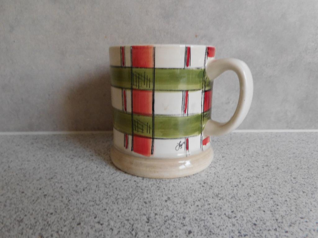 Mok 8,5x7,5 cm. Ruiten Seasons JET by ter Steege, Ophalen of Verzenden, Zo goed als nieuw, Overige stijlen, Kop(pen) en/of Schotel(s)