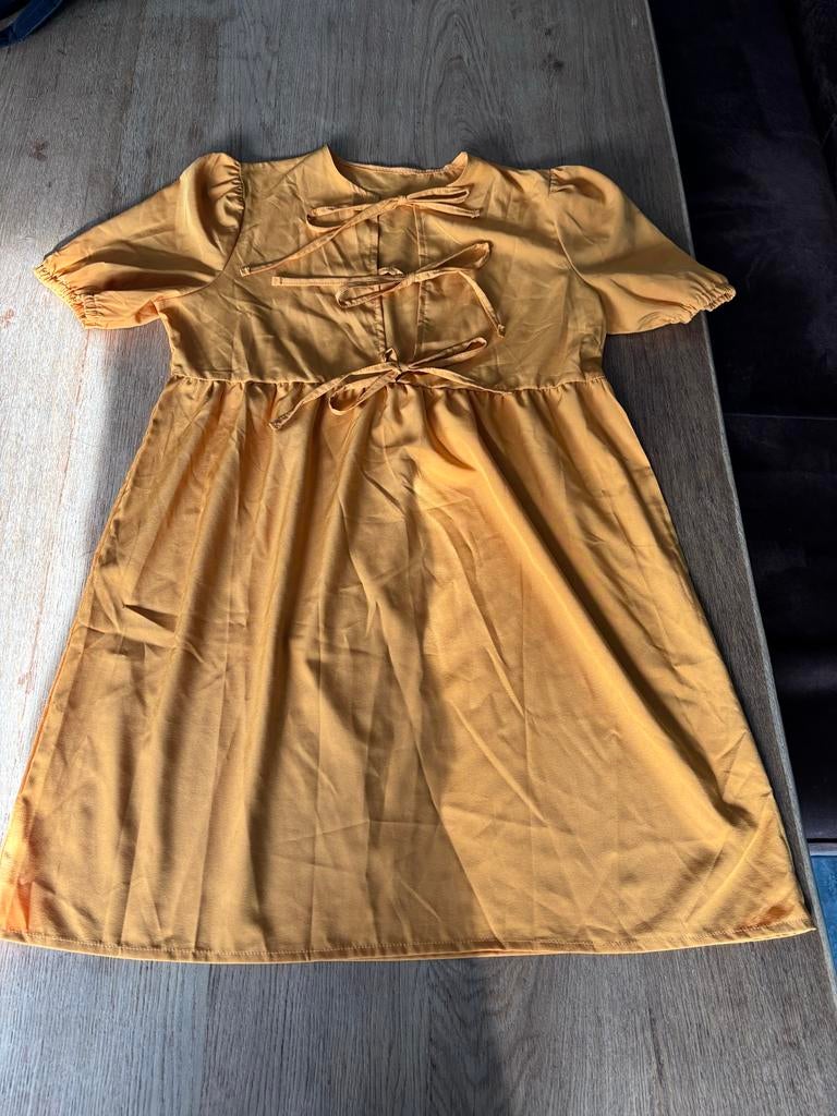 Oranje zomerjurk maat M van SHEIN, Kleding | Dames, Jurken, Maat 38/40 (M), Oranje, Ophalen of Verzenden, Zo goed als nieuw