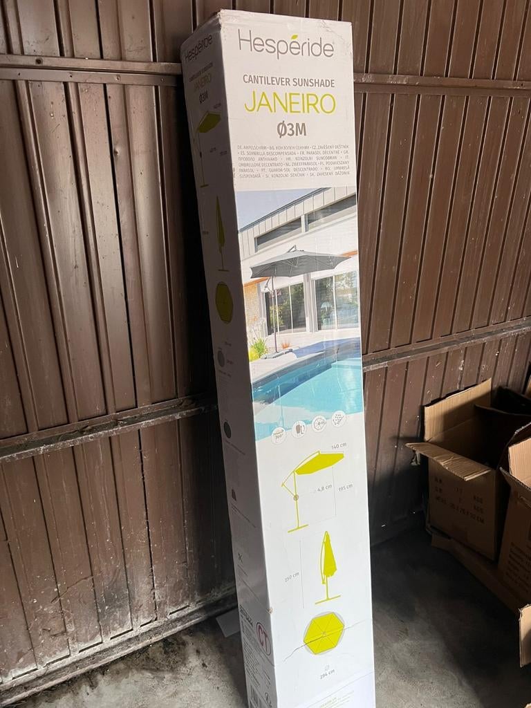 Partij cantilever sunshade Janeiro parasol, Ophalen of Verzenden, Nieuw, 200 cm of meer