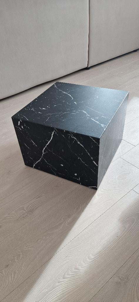 Salontafel marmer (JYSK), Ophalen, Vierkant, Minder dan 50 cm, Zo goed als nieuw