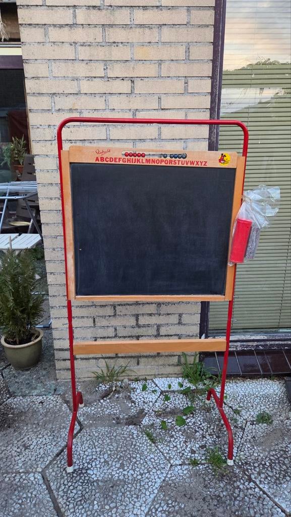 Vintage schoolbord, Ophalen, Gebruikt, Krijtbord