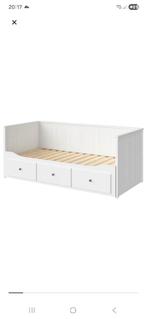 Bed, Huis en Inrichting, Ophalen, Gebruikt, Eenpersoons, Wit