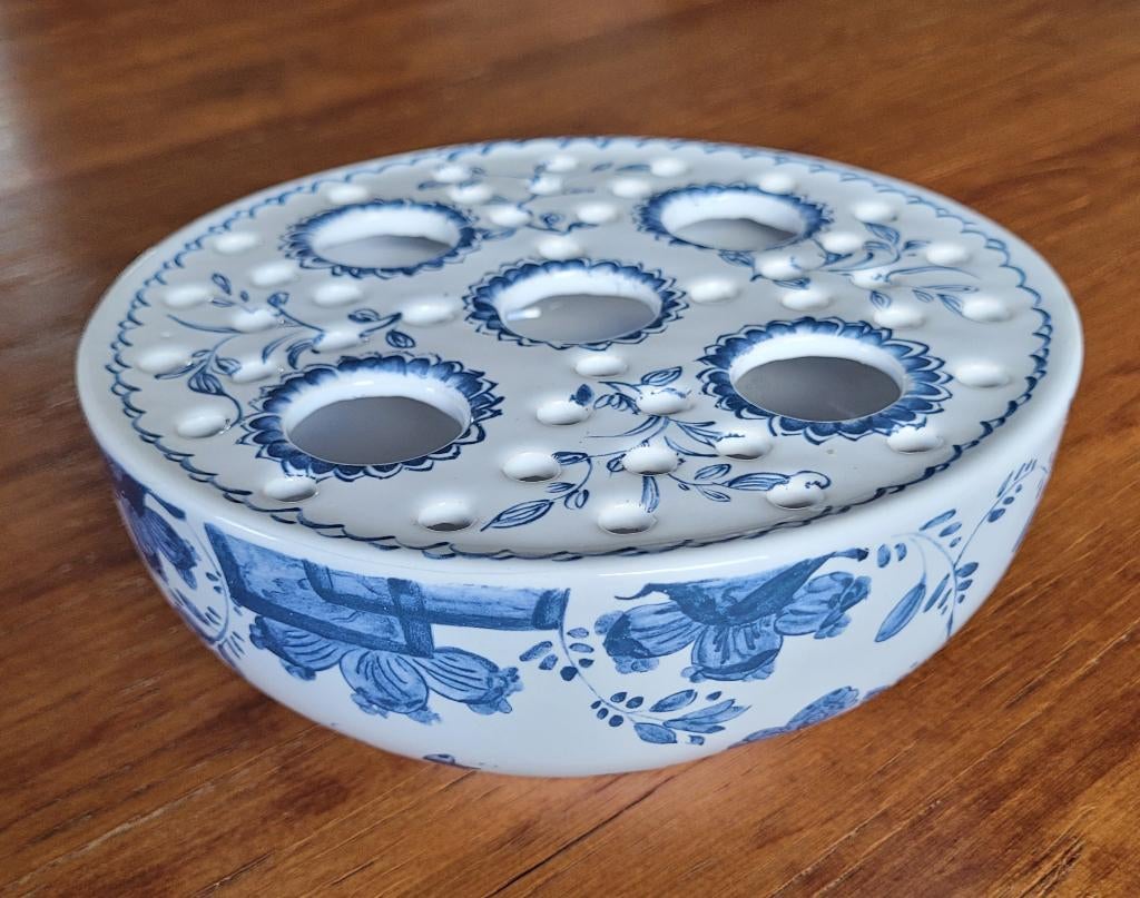 Hyacintenpot Bloembollenpot Mottahedeh Portugees aardewerk, Antiek en Kunst, Verzenden