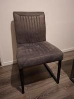 4 eetkamerstoelen grijs zonder leuning, Huis en Inrichting, Stoelen, Ophalen, Grijs