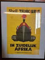 Affiche Shell poster vintage 1980's, Ophalen of Verzenden, A1 t/m A3, Overige onderwerpen