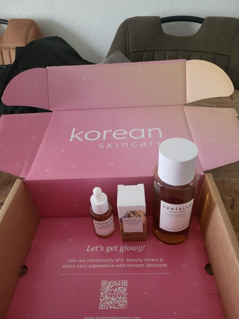 Korean Skincare Set: SKIN1004 Madagascar Centella, Ophalen of Verzenden, Gebruikt, Gehele gezicht