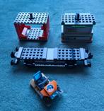 Lego City trein wagon met sneeuw scooter in bak, bank kluis., Ophalen of Verzenden, Zo goed als nieuw, Complete set, Lego