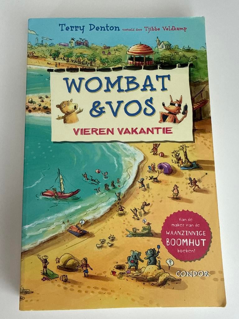 Wombat & Vos Vieren Vakantie - Terry Denton, Ophalen of Verzenden, Gelezen, Fictie algemeen