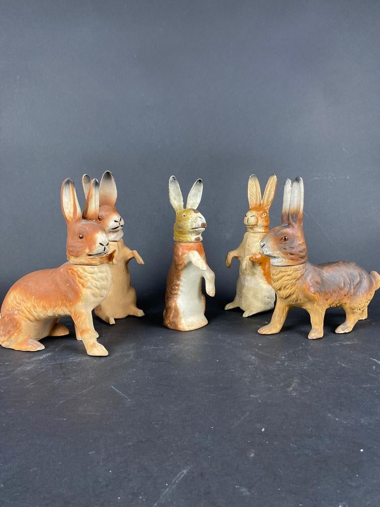 Antiek candy container paashaas, Verzenden