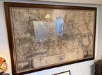 Grote landkaart van oud Londen ingelijst 210x142, Ophalen