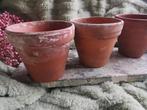 Terracotta potjes bloempotjes kweekpotjes 7 8 9cm voorraad!, Gebruikt, ., Rond, Ophalen of Verzenden