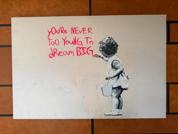 5 Banksy Schilderijen - UK Street Art Collectie, Antiek en Kunst, Kunst | Schilderijen | Modern, Ophalen of Verzenden