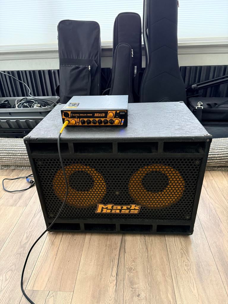 Markbass Little Mark 800 en Club 600f 32 800w 4ohm, Muziek en Instrumenten, Versterkers | Bas en Gitaar, Ophalen, Gebruikt, Basgitaar