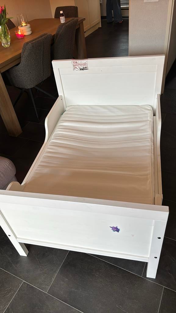 Meegroeibed 90x130-200, Ophalen, 70 tot 85 cm, Zo goed als nieuw, Matras