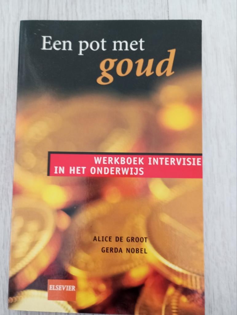 Een pot met goud Werkboek Intervisie in het Onderwijs, Ophalen of Verzenden