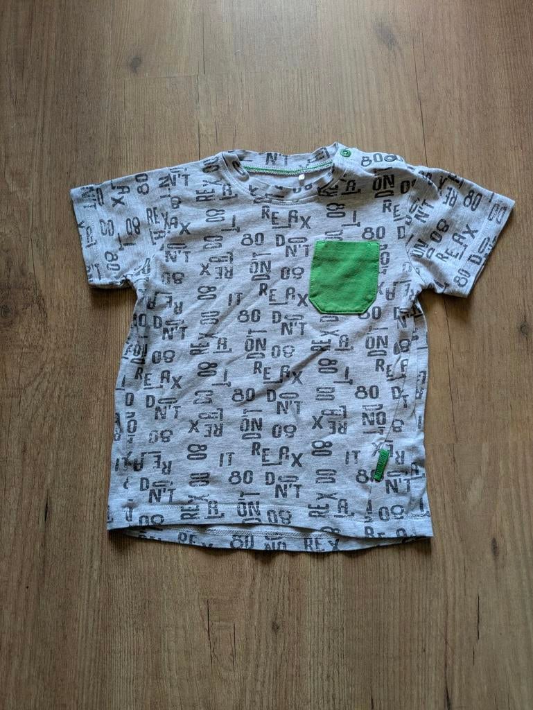 Prenatal shirtje maat 86 met print en borstzakje (4), Kinderen en Baby's, Babykleding | Maat 86, Gebruikt, Jongetje of Meisje