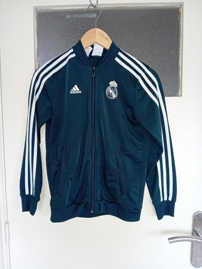 Real Madrid vest - Goede kwaliteit met kleine ritsdefect, Adidas, Gebruikt, Trui of Vest, Ophalen of Verzenden