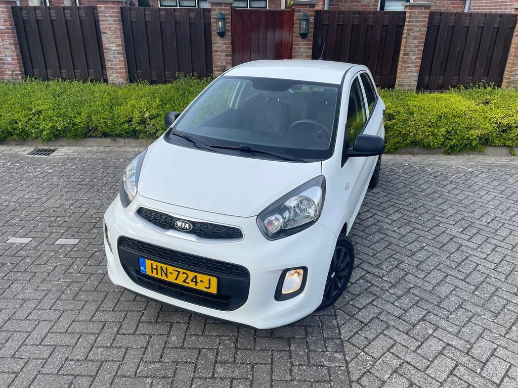 Kia Picanto 1.0 CVVT EconomyLine 5drs ISOFIX GROOT SCHERM NA, Auto's, Kia, Voorwielaandrijving, Euro 5, Stof, Gebruikt