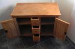 teakhouten dressoir/kastje, Gebruikt, Met deur(en), Teakhout, 50 tot 100 cm