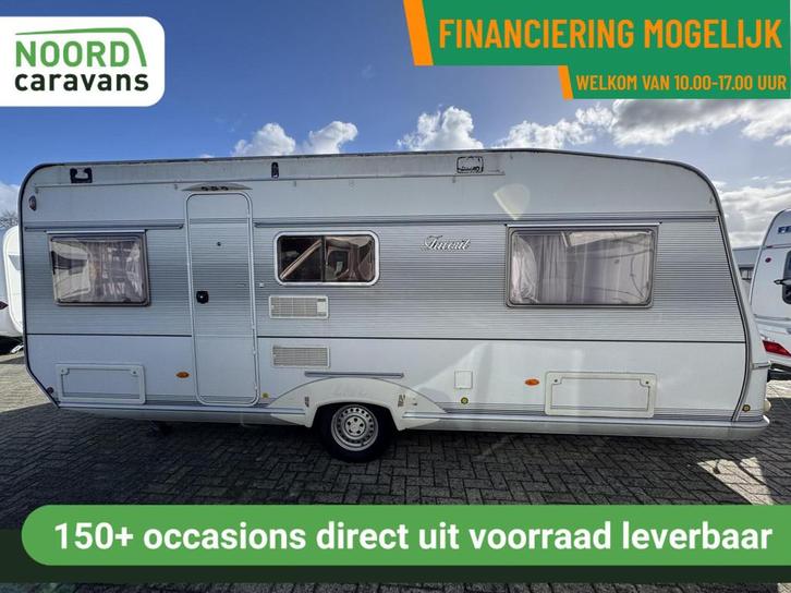 Lmc 555K1 FAVORIT, ENKELEBEDDEN + VERBREDER, RONDZIT, TOILET, Caravans en Kamperen, Caravans, Bedrijf, tot en met 4, 1000 - 1250 kg