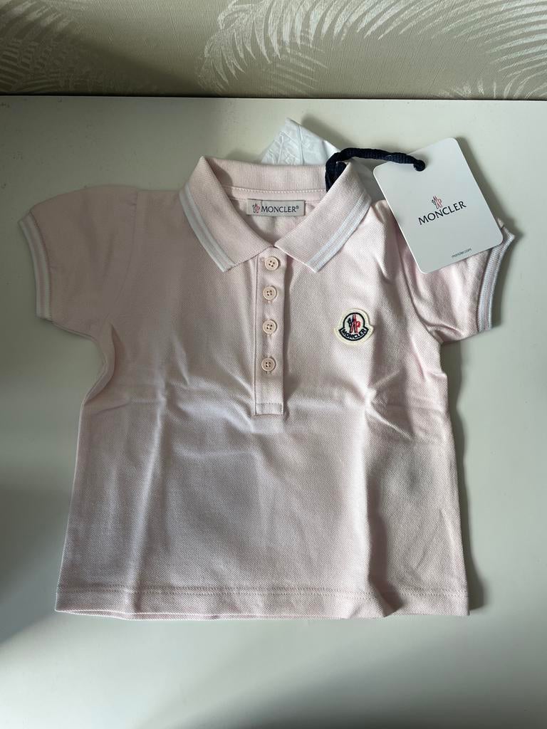 Moncler roze polo baby, Ophalen, Nieuw, Meisje