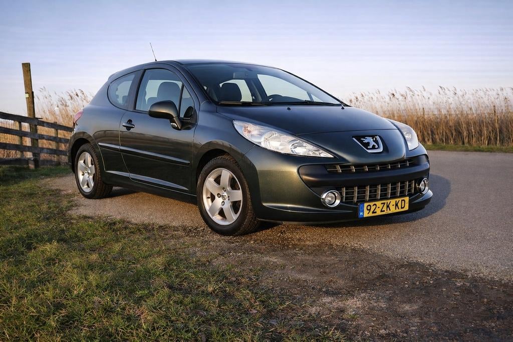 Peugeot 207 1.4 VTi XS Pack | Airco | 3-Deurs | Antraciet, Auto's, Voorwielaandrijving, Stof, Zwart, Euro 4