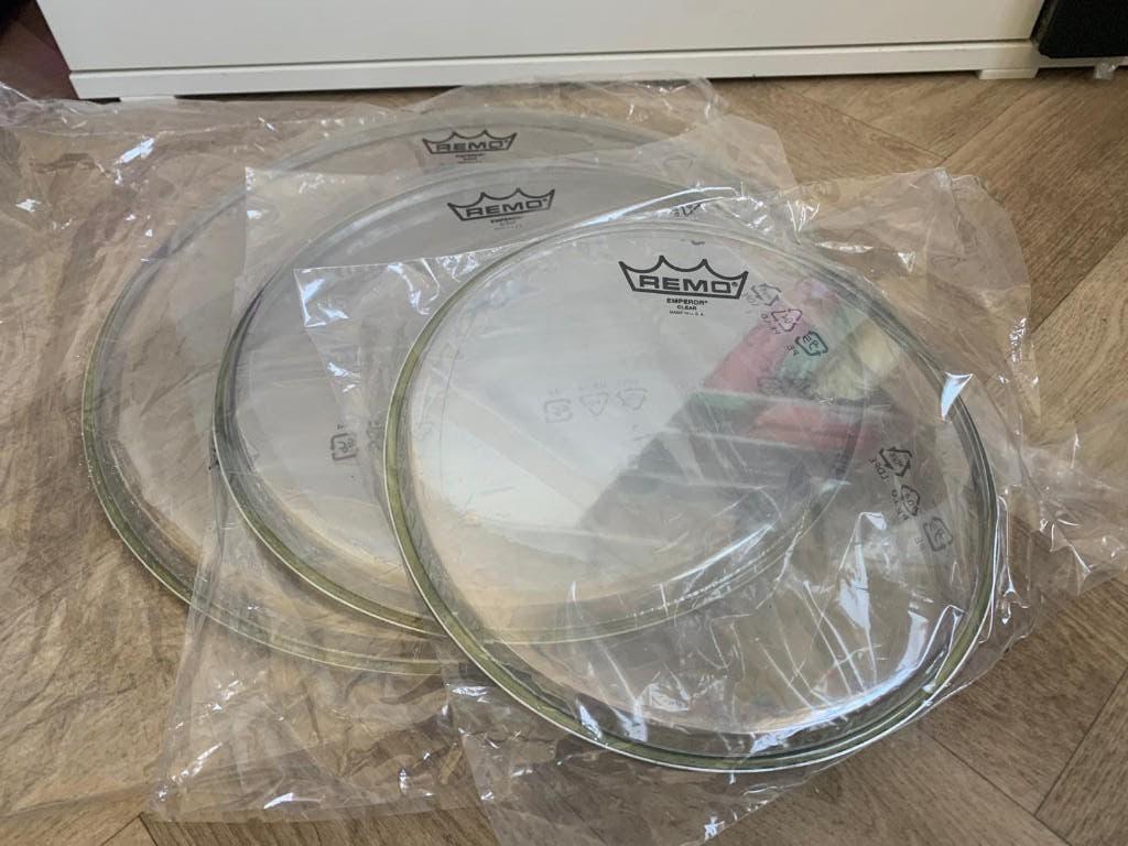 Drumvellen Remo Emperor Clear 10-12-16" NIEUW, Ophalen of Verzenden, Nieuw, Drums of Percussie