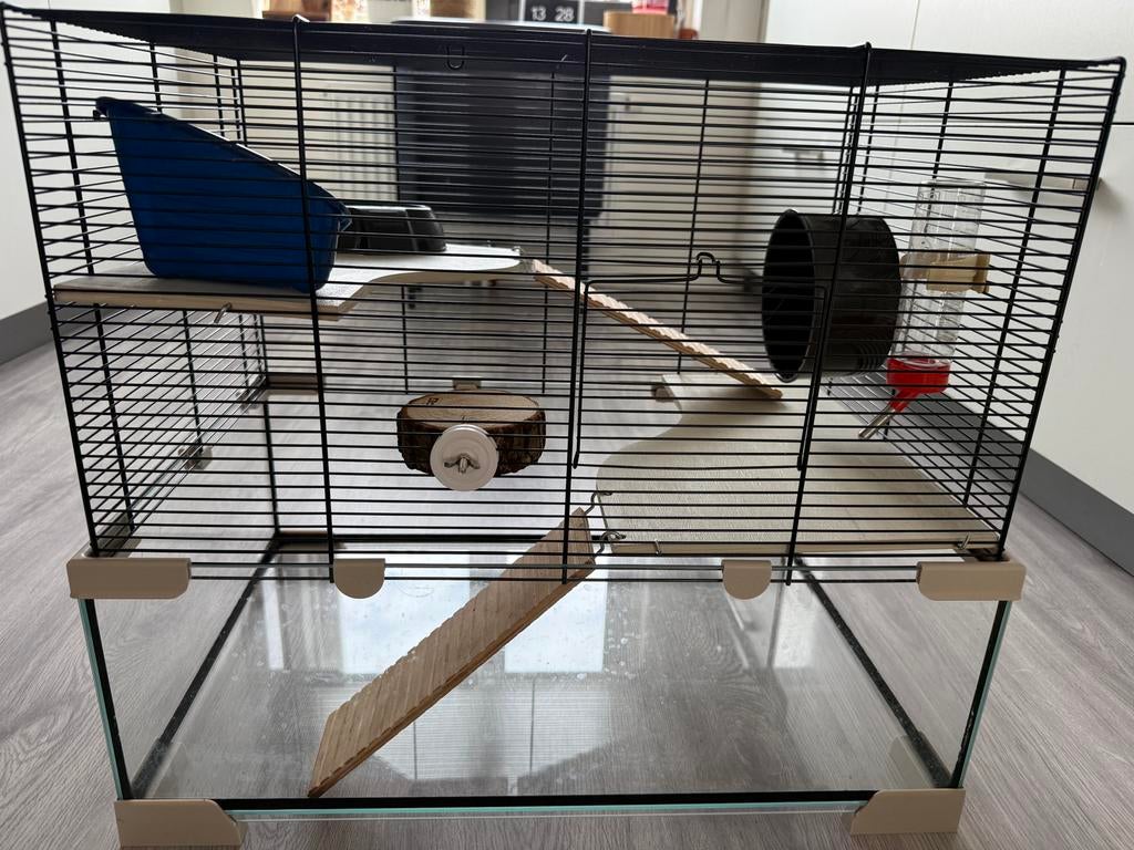Ferplast hamsterkooi Karat 60, Kooi, Minder dan 75 cm, Zo goed als nieuw, Hamster