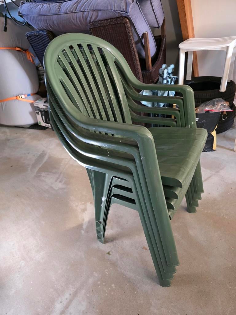 Gratis 4 tuinstoelen, Tuin en Terras, Tuinstoelen, Ophalen of Verzenden
