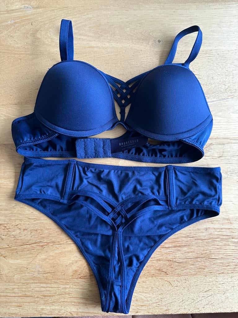 Marlies Dekkers set 75a/maat s, Ophalen of Verzenden, Blauw, Setje