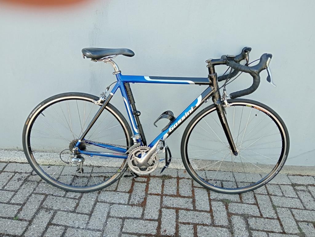 Gossini racefiets - Blauw/Zwart, Fietsen en Brommers, Ophalen of Verzenden, Aluminium, Meer dan 20 versnellingen, Overige merken