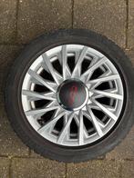 Originele Fiat 500 velgen met winterbanden, Auto-onderdelen, Banden en Velgen, Ophalen, Gebruikt, 15 inch, Banden en Velgen