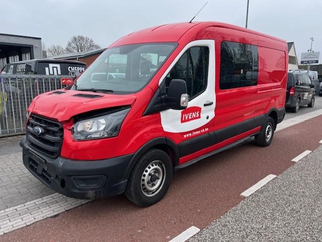 Ford Transit 350 2.0 TDCI 95KW L3H2 DC 6P EURO6 109.000KM, Auto's, Voorwielaandrijving, Euro 6, 4 cilinders, Bluetooth
